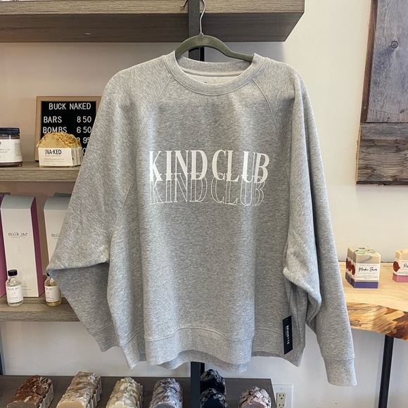 NWT - Brunette the Label “KIND CLUB” crewneck - Picture 1 of 4